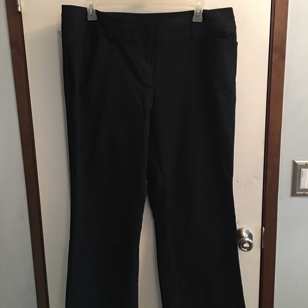 Lane Bryant 20 black slacks